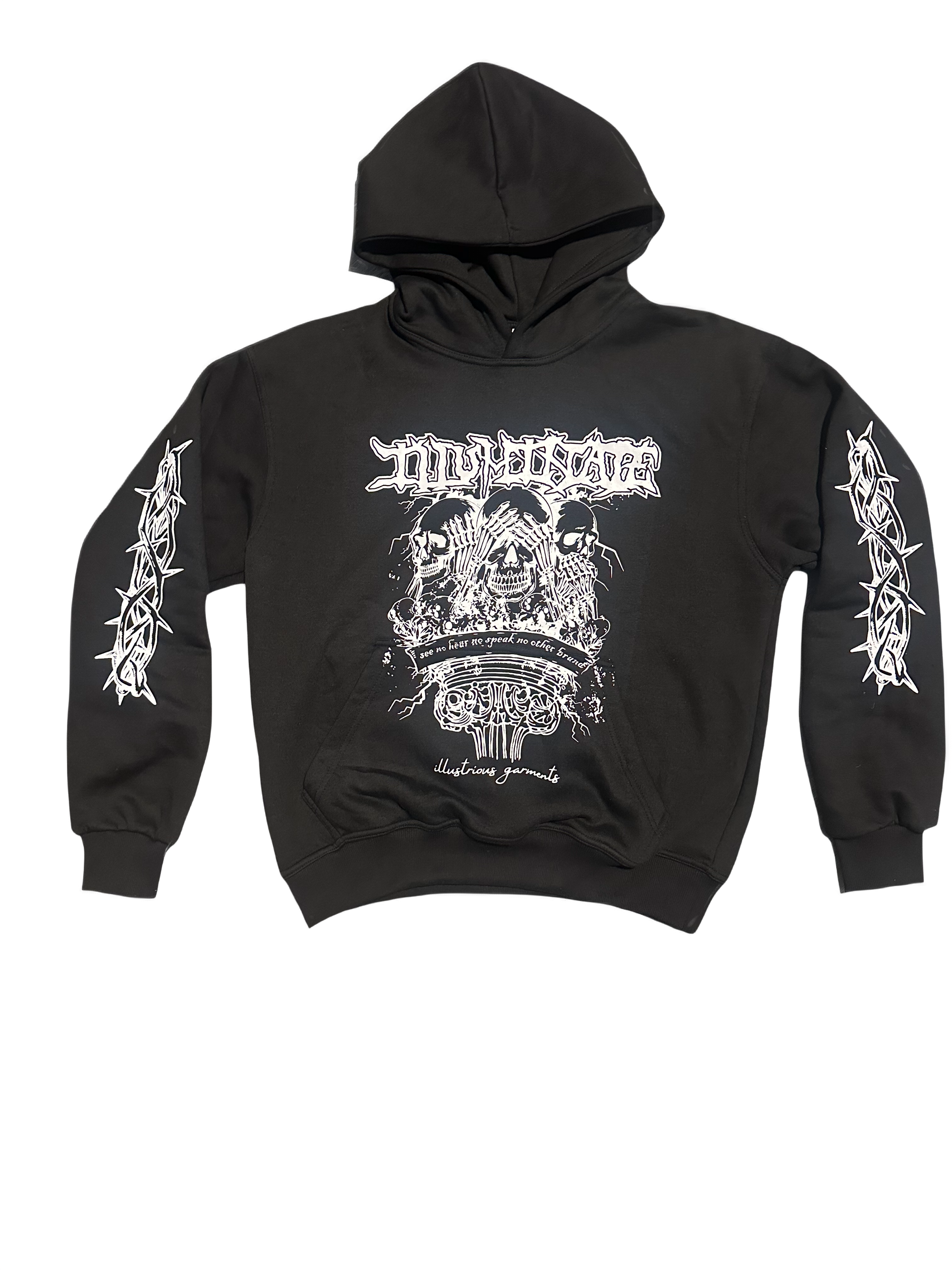 see no evil hoodie – iLLUSTRIOUS GARMENTS